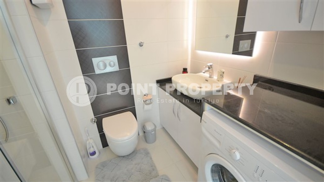 Дуплекс с мансардой и современным ремонтом, частным выходом к пляжу, в элитном районе города Аланья- Кестель-id-4856-фото-6