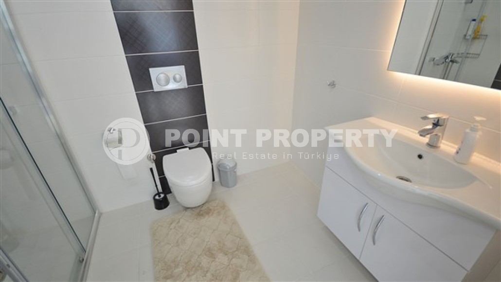 Дуплекс с мансардой и современным ремонтом, частным выходом к пляжу, в элитном районе города Аланья- Кестель-id-4856-фото-7