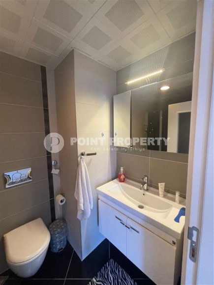 Furnished apartment 2+1, 110m² with sea and mountain views in an elite complex in Cikcilli.-id-1396-photo-15