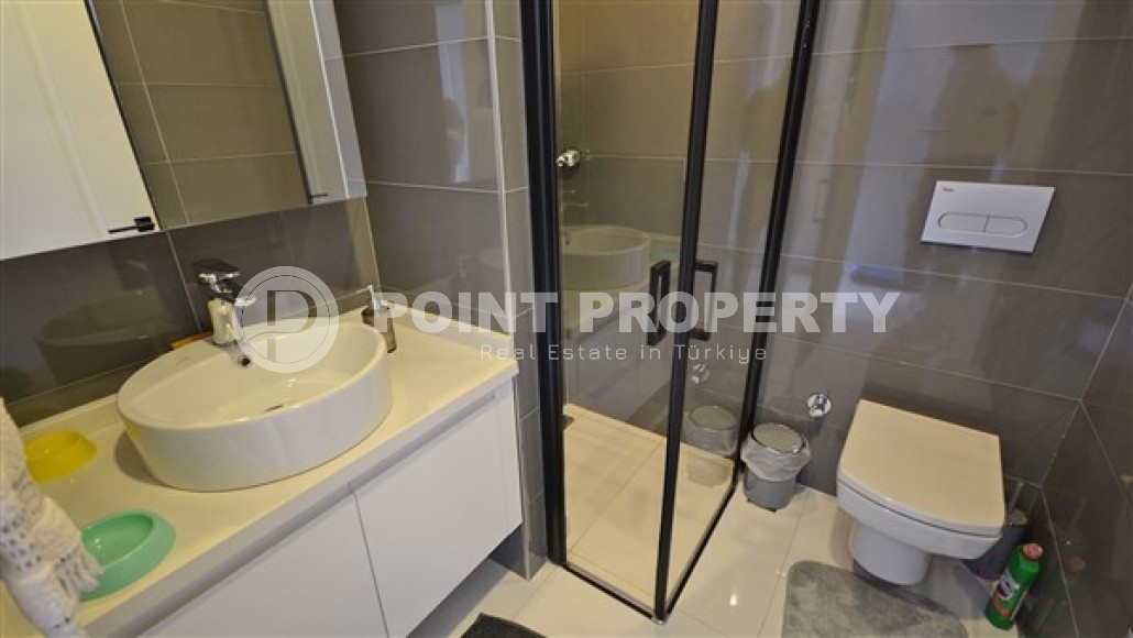 Двухуровневые апартаменты с видовой террасой, планировкой 2+1, в центральном районе города Аланьи- Гюллер Пынары, рядом с пляжем Кейкубат-id-4859-фото-7