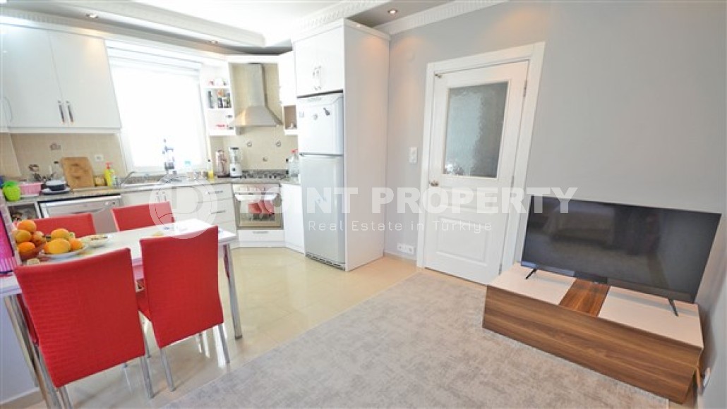 Двухкомнатные меблированные апартаменты, планировкой 2+1, в районе города Аланья- нижняя Оба-id-4860-фото-2