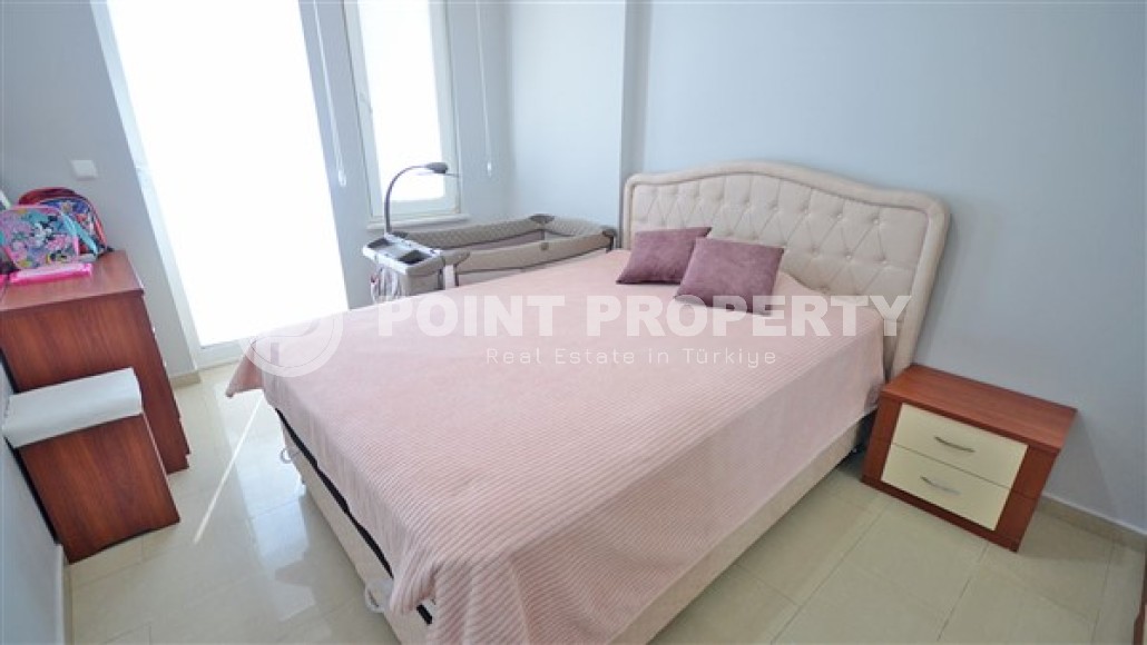 Двухкомнатные меблированные апартаменты, планировкой 2+1, в районе города Аланья- нижняя Оба-id-4860-фото-3