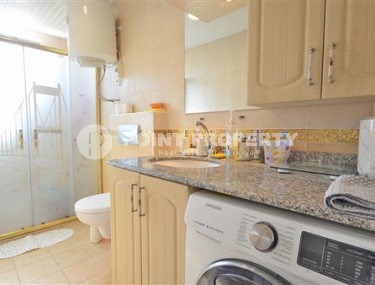 Двухкомнатные меблированные апартаменты, планировкой 2+1, в районе города Аланья- нижняя Оба-id-4860-фото-5