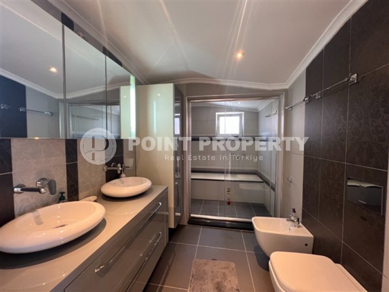 Панорамная двухуровневая квартира 4+1 на 2-м этаже с мансардой с 350 метрах от моря-id-4868-фото-10