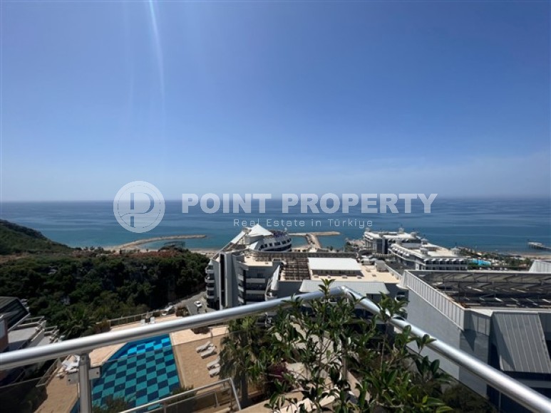 Панорамная двухуровневая квартира 4+1 на 2-м этаже с мансардой с 350 метрах от моря-id-4868-фото-12