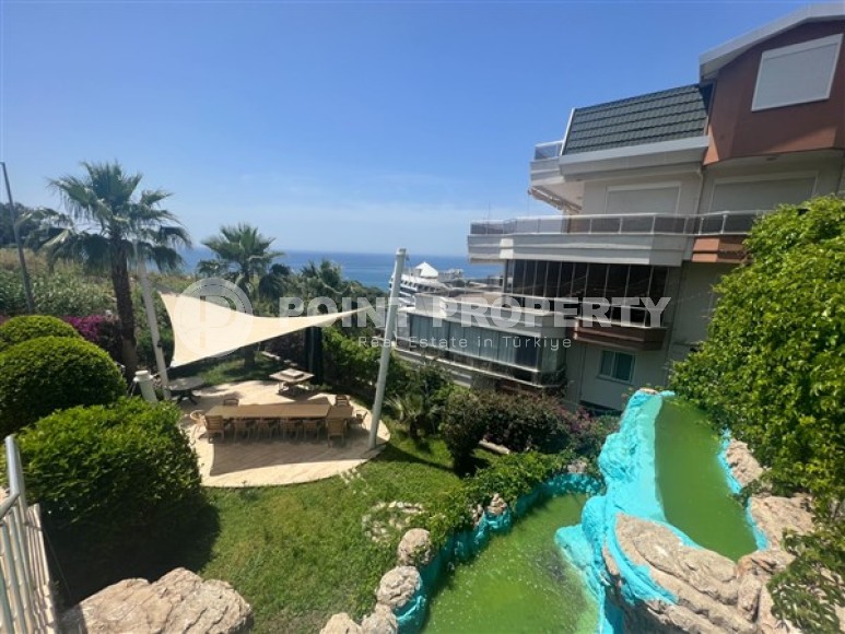 Панорамная двухуровневая квартира 4+1 на 2-м этаже с мансардой с 350 метрах от моря-id-4868-фото-19