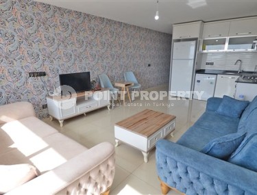 Двухуровневые апартаменты с тремя спальнями и видовой террасой, в элитном жилом комплексе, района города Аланья- Кестель-id-4869-фото-1