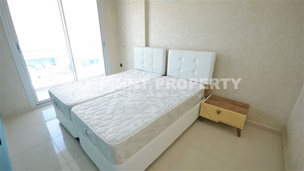 Двухуровневые апартаменты с тремя спальнями и видовой террасой, в элитном жилом комплексе, района города Аланья- Кестель-id-4869-фото-6