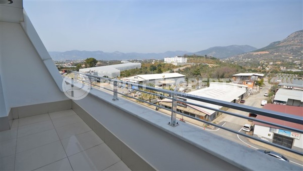 Двухуровневые апартаменты с тремя спальнями и видовой террасой, в элитном жилом комплексе, района города Аланья- Кестель-id-4869-фото-13