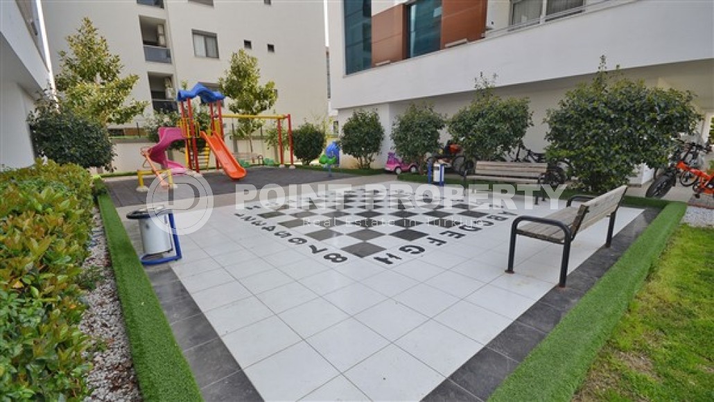 Двухуровневые апартаменты с тремя спальнями и видовой террасой, в элитном жилом комплексе, района города Аланья- Кестель-id-4869-фото-20