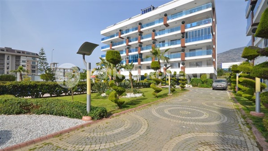 Двухуровневые апартаменты с тремя спальнями и видовой террасой, в элитном жилом комплексе, района города Аланья- Кестель-id-4869-фото-21