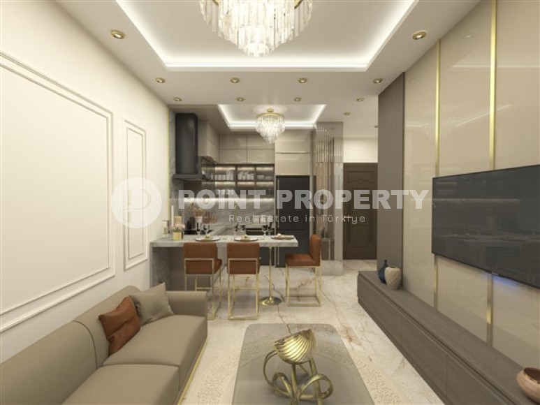 Apartment 1+1 at an inexpensive price in a high-rise complex under construction, Mahmutlar district-id-4870-photo-2