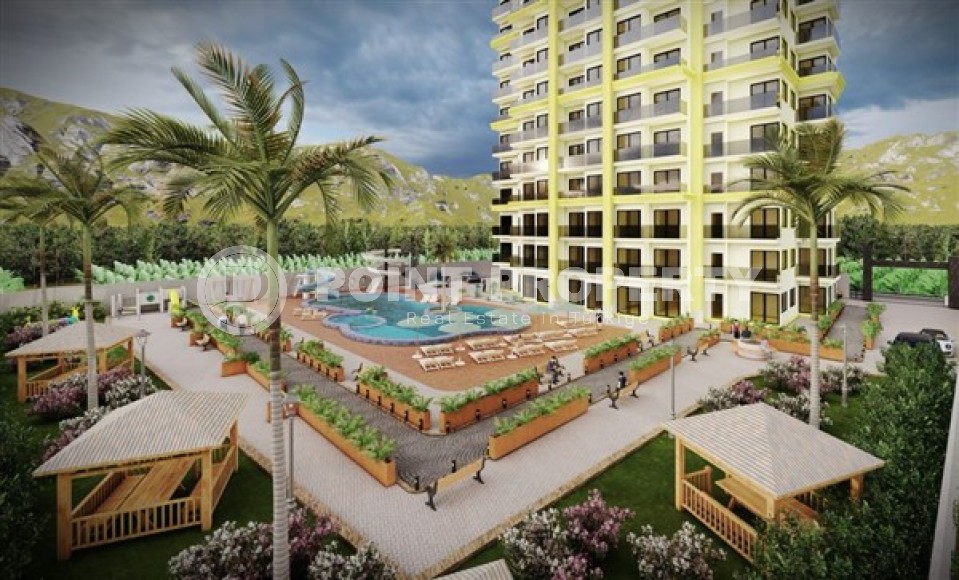 Apartment 1+1 at an inexpensive price in a high-rise complex under construction, Mahmutlar district-id-4870-photo-15