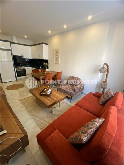 Красивые двухкомнатные апартаменты на 1 этаже комплекса 2020 года постройки, центр Аланьи-id-4872-фото-3