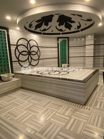 Красивые двухкомнатные апартаменты на 1 этаже комплекса 2020 года постройки, центр Аланьи-id-4872-фото-7