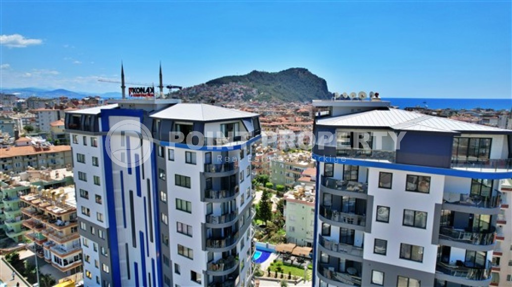 Красивые двухкомнатные апартаменты на 1 этаже комплекса 2020 года постройки, центр Аланьи-id-4872-фото-15