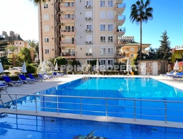 Nice 2+1 apartment with furniture 650 meters from equipped city beaches, Alanya center-id-4874-photo-1