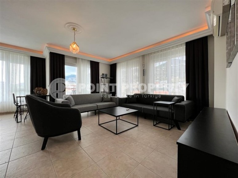 Симпатичные апартаменты 2+1 с мебелью в 650 метрах от оборудованных городских пляжей, центр Аланьи-id-4874-фото-2