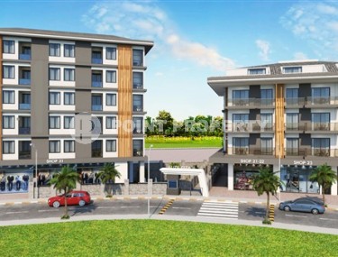 Luxury option: 1+1 apartment in a residence under construction, Alanya center-id-4876-photo-1