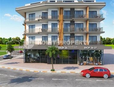 Роскошный вариант: 1+1 квартира в резиденции на стадии строительных работ, центр Аланьи-id-4876-фото-2