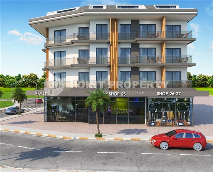 Роскошный вариант: 1+1 квартира в резиденции на стадии строительных работ, центр Аланьи-id-4876-фото-2