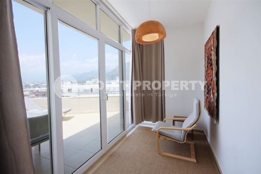 Благоустроенный дуплекс с видом на Средиземное море, планировкой 3+1, в районе Махмутлар-id-4889-фото-6