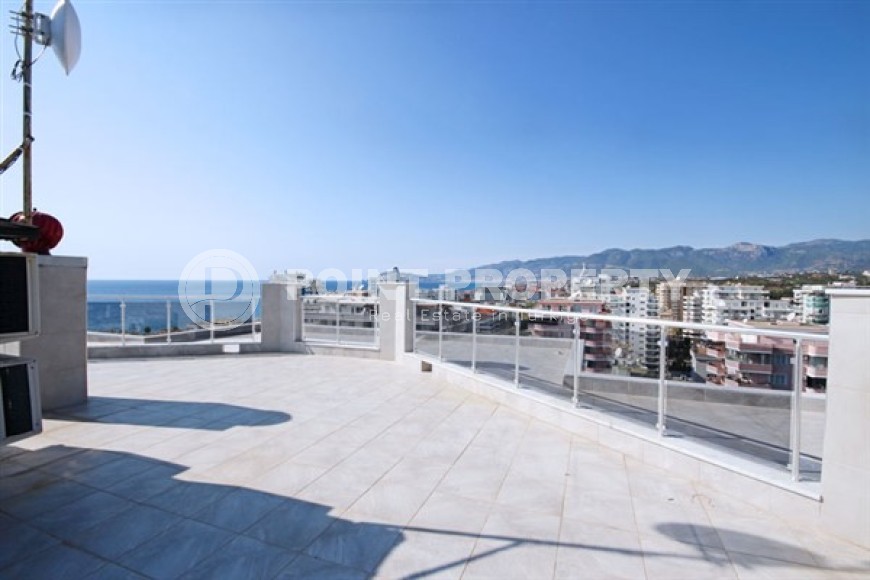 Благоустроенный дуплекс с видом на Средиземное море, планировкой 3+1, в районе Махмутлар-id-4889-фото-12