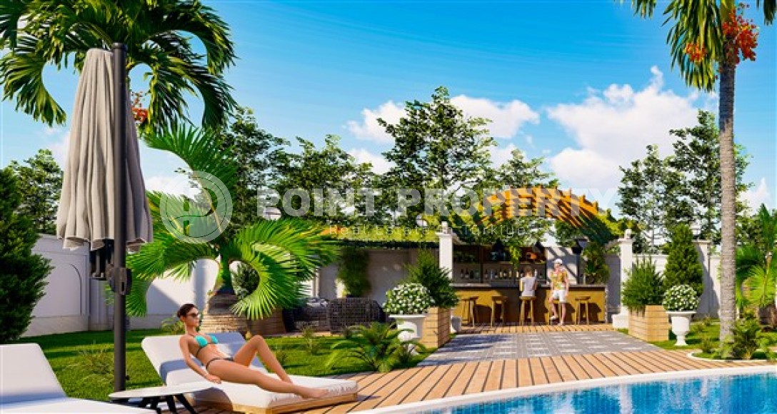 Двухуровневые апартаменты с видовой террасой, на этапе строительства, планировкой 2+1, район верхняя Оба-id-4890-фото-8