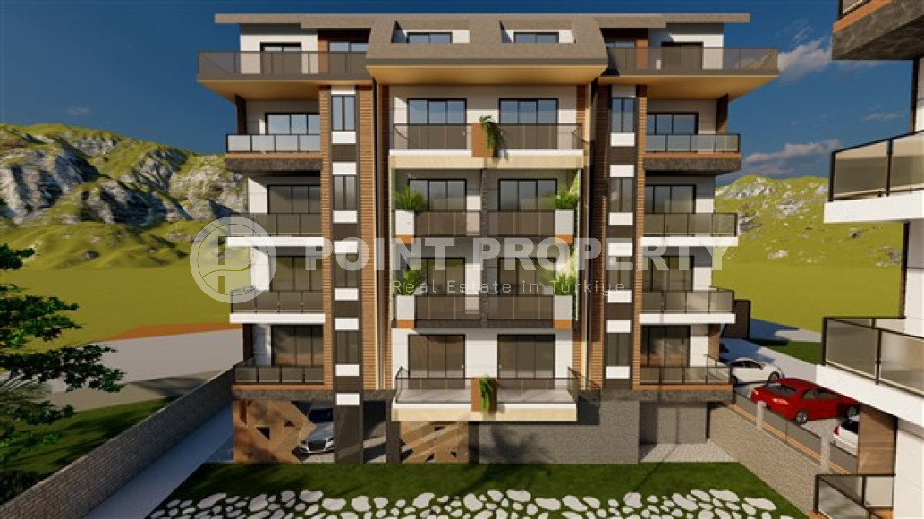 Двухкомнатная квартира, 60м² в резиденции на этапе строительства в районе Оба, Аланья-id-1398-фото-10