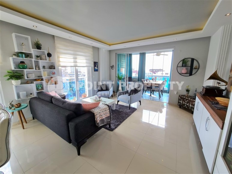 Восхитительный по внутреннему убранству меблированный пентхаус 3+1 с площадью 180 м2, район Тосмур-id-4897-фото-4