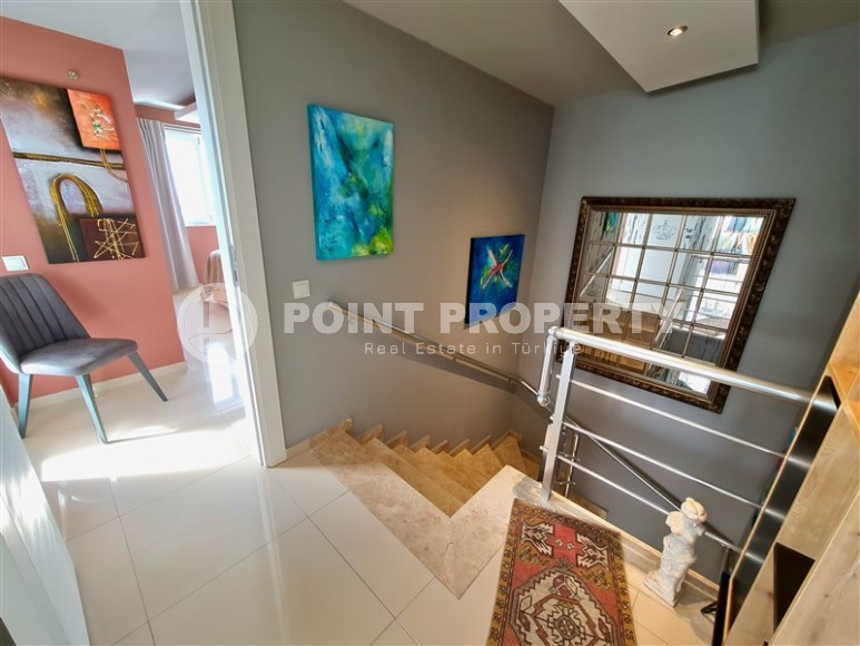 Восхитительный по внутреннему убранству меблированный пентхаус 3+1 с площадью 180 м2, район Тосмур-id-4897-фото-7