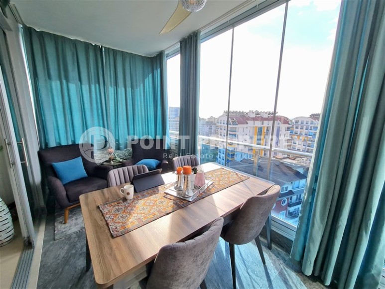 Восхитительный по внутреннему убранству меблированный пентхаус 3+1 с площадью 180 м2, район Тосмур-id-4897-фото-16