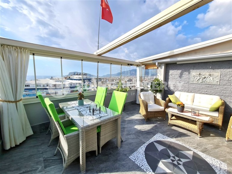 Восхитительный по внутреннему убранству меблированный пентхаус 3+1 с площадью 180 м2, район Тосмур-id-4897-фото-19