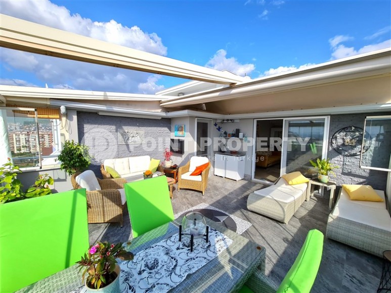 Восхитительный по внутреннему убранству меблированный пентхаус 3+1 с площадью 180 м2, район Тосмур-id-4897-фото-20