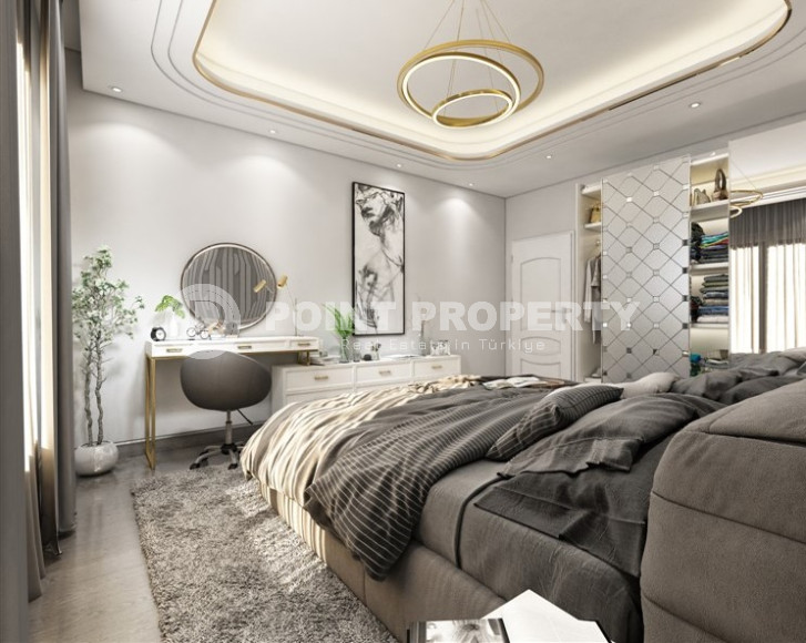 К продаже представлены комфортные апартаменты, начиная от уютно спланированных 1+1 до просторных дуплексов 3+1, в новейшем комплексе Окурджалара в 300 метрах от моря.-id-1051-фото-14