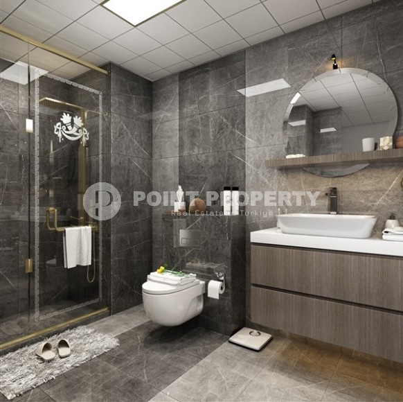 К продаже представлены комфортные апартаменты, начиная от уютно спланированных 1+1 до просторных дуплексов 3+1, в новейшем комплексе Окурджалара в 300 метрах от моря.-id-1051-фото-15