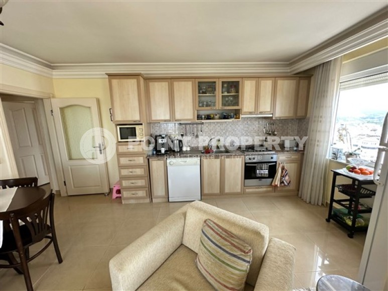 Cozy, furnished, one-bedroom apartment with beautiful sea views, in the Alanya-Cikcilli area-id-4909-photo-2