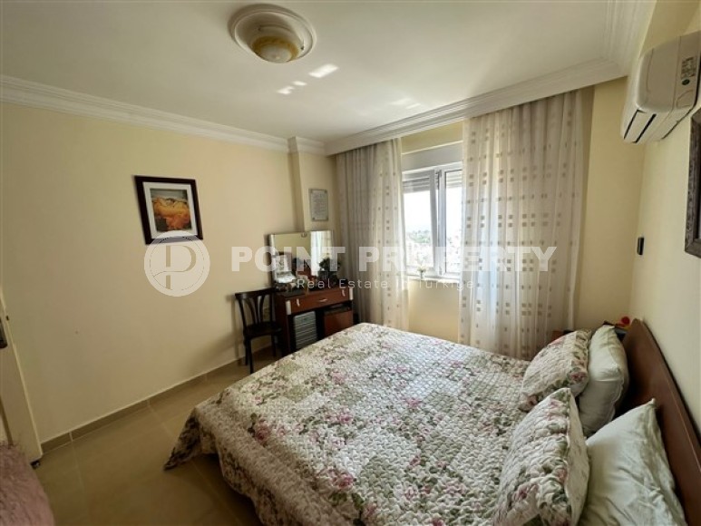 Cozy, furnished, one-bedroom apartment with beautiful sea views, in the Alanya-Cikcilli area-id-4909-photo-3