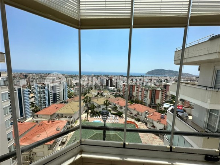 Cozy, furnished, one-bedroom apartment with beautiful sea views, in the Alanya-Cikcilli area-id-4909-photo-7
