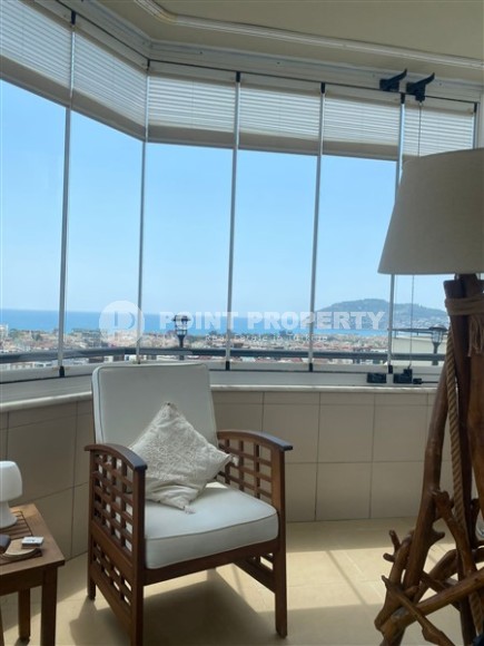 Cozy, furnished, one-bedroom apartment with beautiful sea views, in the Alanya-Cikcilli area-id-4909-photo-9