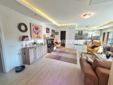 Комфортабельная квартира с современным дизайном, мебелью и бытовой техникой в 750 метрах от пляжа в районе Оба-id-4911-фото-3