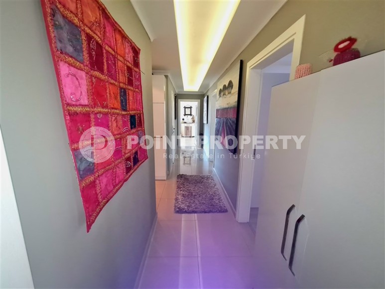 Комфортабельная квартира с современным дизайном, мебелью и бытовой техникой в 750 метрах от пляжа в районе Оба-id-4911-фото-7