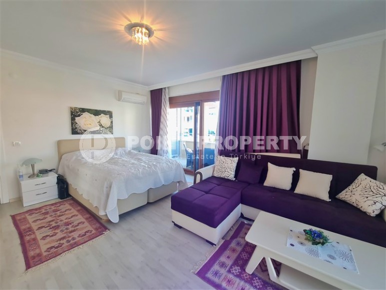 Комфортабельная квартира с современным дизайном, мебелью и бытовой техникой в 750 метрах от пляжа в районе Оба-id-4911-фото-8