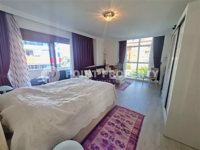 Комфортабельная квартира с современным дизайном, мебелью и бытовой техникой в 750 метрах от пляжа в районе Оба-id-4911-фото-9