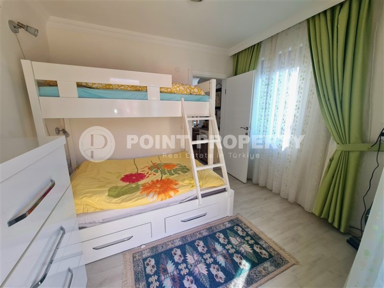 Комфортабельная квартира с современным дизайном, мебелью и бытовой техникой в 750 метрах от пляжа в районе Оба-id-4911-фото-14