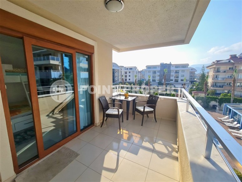 Комфортабельная квартира с современным дизайном, мебелью и бытовой техникой в 750 метрах от пляжа в районе Оба-id-4911-фото-23