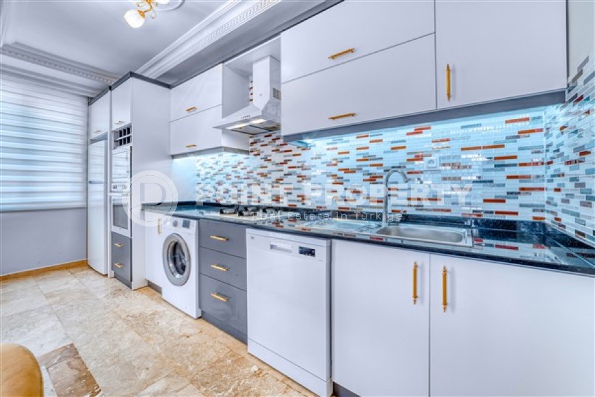 Комфортабельные апартаменты с современным дизайном и красивым панорамным видом, планировкой 3+1 в районе Махмутлар-id-4914-фото-5