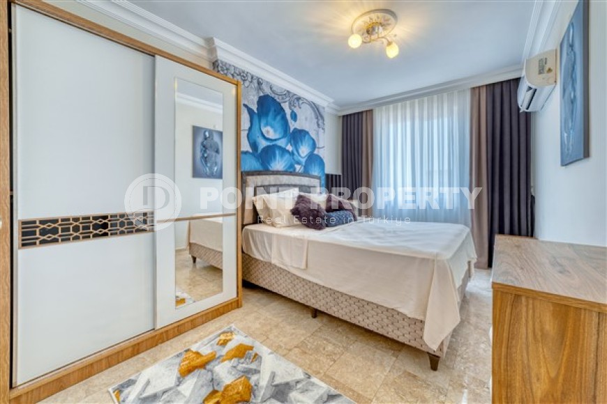 Комфортабельные апартаменты с современным дизайном и красивым панорамным видом, планировкой 3+1 в районе Махмутлар-id-4914-фото-7