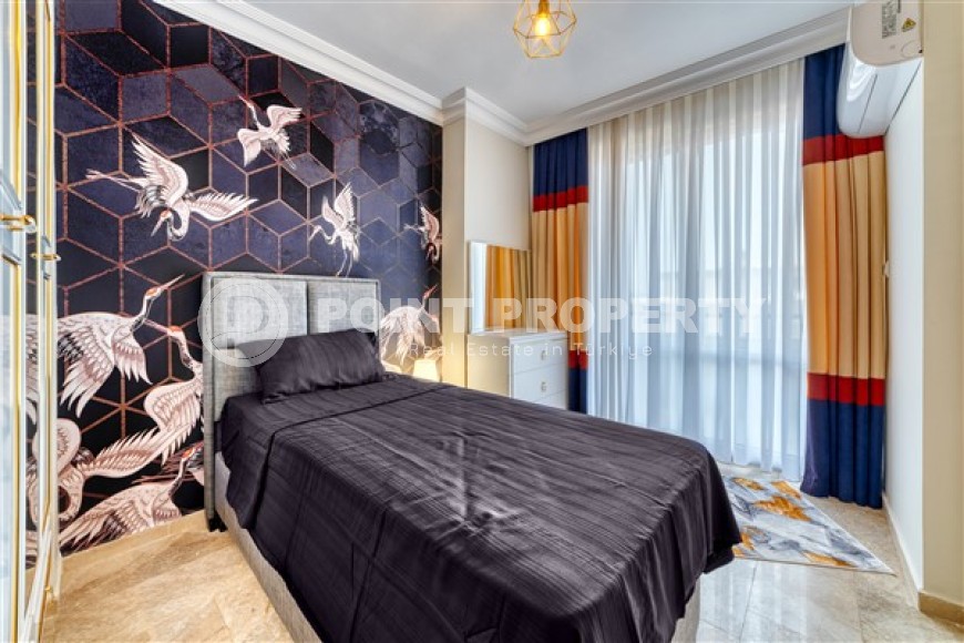 Комфортабельные апартаменты с современным дизайном и красивым панорамным видом, планировкой 3+1 в районе Махмутлар-id-4914-фото-8