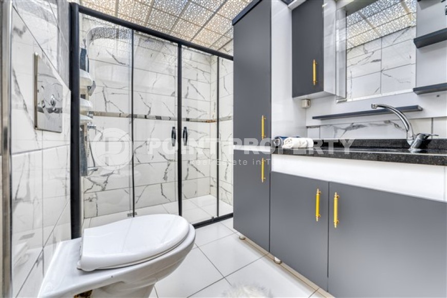 Комфортабельные апартаменты с современным дизайном и красивым панорамным видом, планировкой 3+1 в районе Махмутлар-id-4914-фото-9